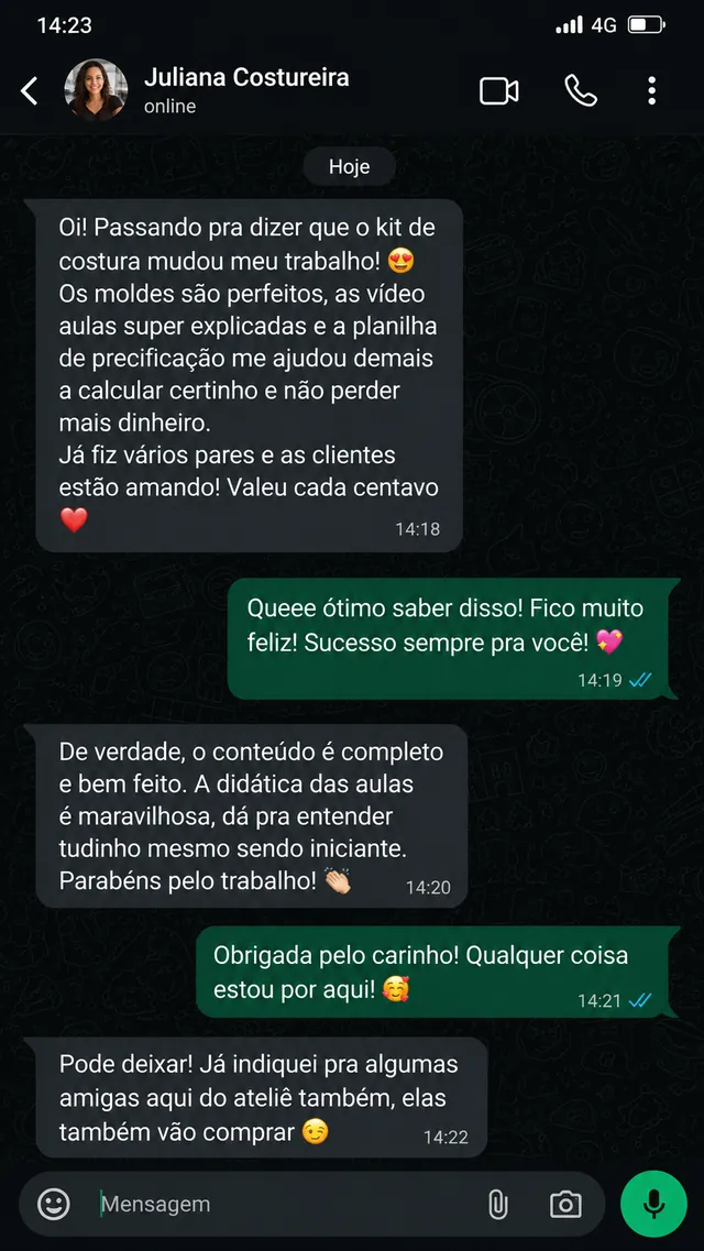 Depoimento de aluna 4