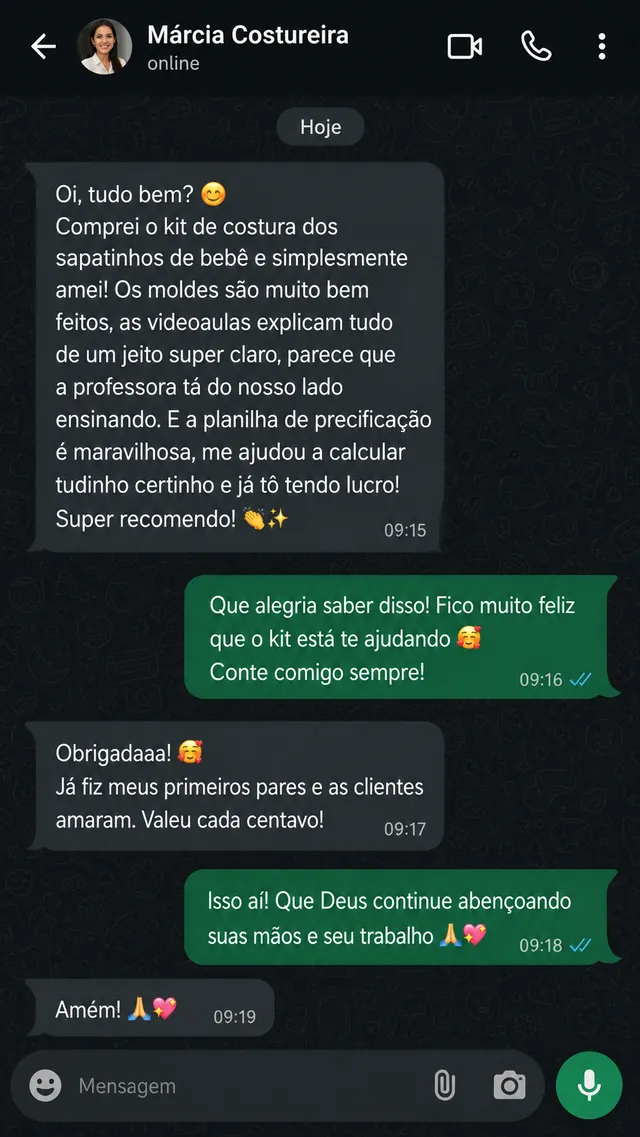Depoimento de aluna 1